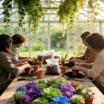 A Glass Conservatory as a Hub for Plant Workshop Ideas